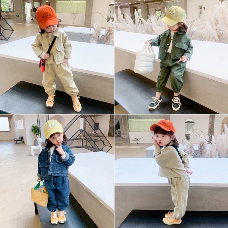 babycat-พร้อมส่ง-ขายดี-ชุดเอี๊ยมกางเกงยีน-สไตล์เกาหลี-ญี่ปุ่น-แฟชั่นฤดูใบไม้ผลิ-ฤดูใบไม้ร่วง-สําหรับเด็กผู้หญิง-2022