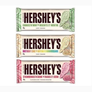 ภาพขนาดย่อของสินค้าHershey'S ช็อกโกแลต ice cream bar รสมินต์,เบิร์ดเดย์,สตอร์เบอรี่
