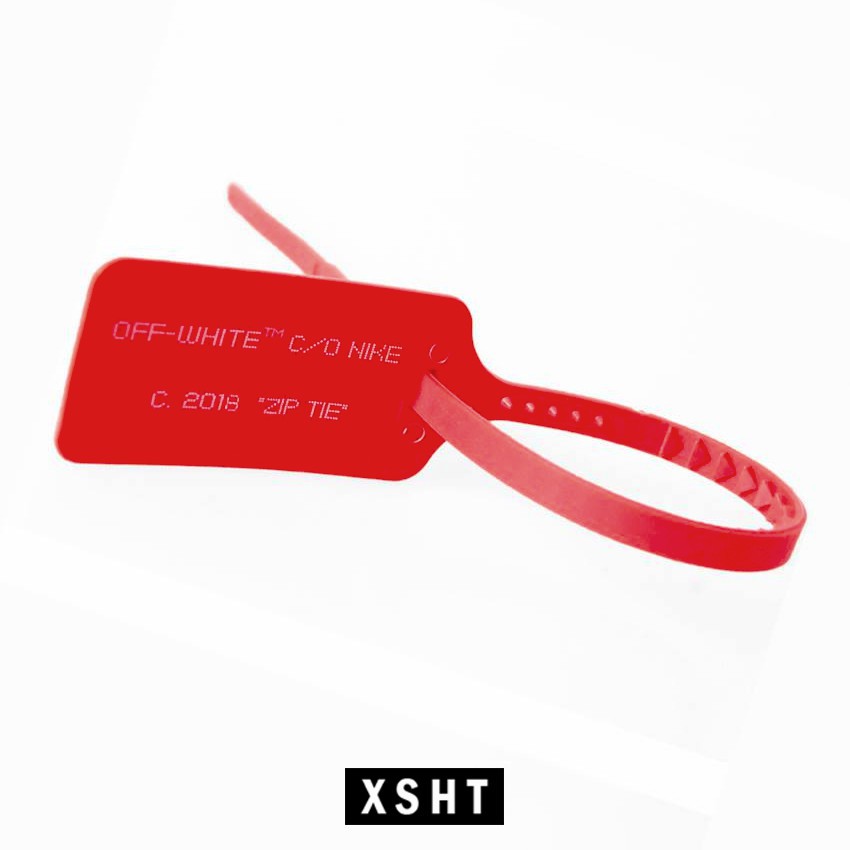การดูแลรองเท้าผู้ชาย [พร้อมส่ง ส่งEMSฟรี] OFF-WHITE Zip Tie Tag (ซื้อ 2 ...