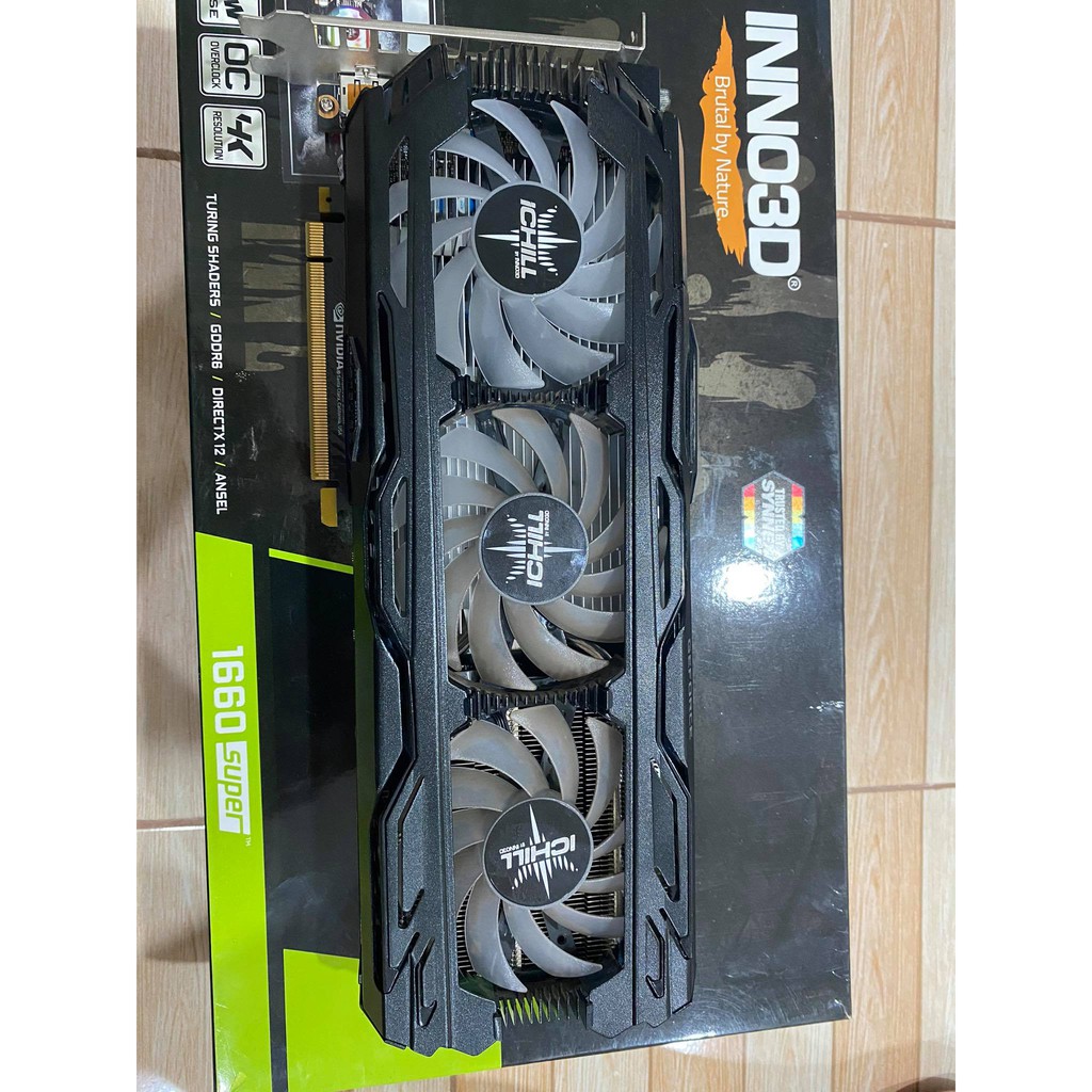 การ์ดจอ GTX 1660 Super inno3d 3 พัดลม มีประกันศูนย์ไทย | Shopee Thailand