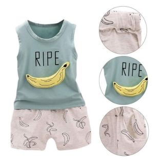 🍌🍌🍌 เซตเสื้อกล้าม กางเกงรูปกล้วย 3D🍌🍌