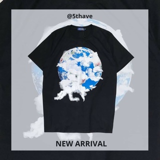 เสื้อยืดขายดี5THYORK เสื้อยืดลายสกรีน smoke worldS-3XL