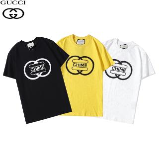 เสื้อยืดSpring new cotton round neck short-sleeved T-shirt mens womens couple short-sleeved T-shirt