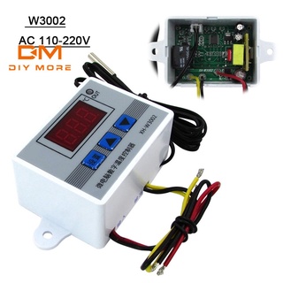 DIYMORE W3002 เทอร์โมดิจิตอล LED AC 110-220 โวลต์ พร้อมโพรบควบคุมอุณหภูมิหม้อแปลง