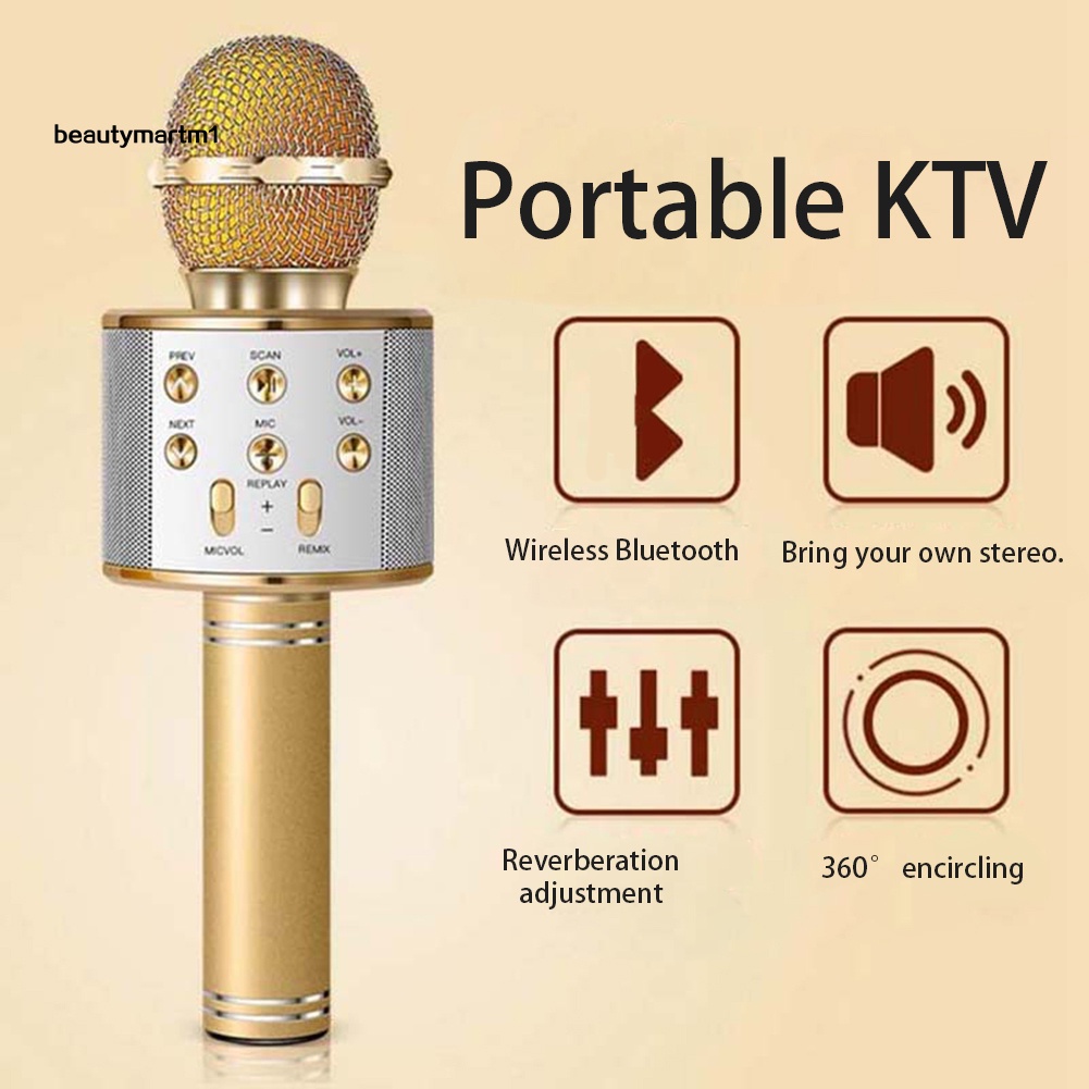 mart-ไมโครโฟนคาราโอเกะไร้สาย-บลูทูธ-เครื่องเล่นเพลง-ktv-ไมโครโฟน-ลําโพง