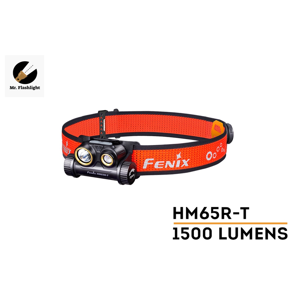 ภาพหน้าปกสินค้าไฟฉายคาดหัวนักวิ่ง Fenix HM65R-T แถมกระเป๋าใส่ไฟฉาย ฟรี (ประกันศูนย์ไทย 3 ปี) (ออกใบกำกับภาษีได้)