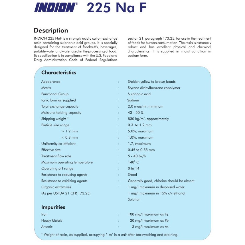 ส่งฟรี-สารกรองเรซิน-indion-จัดการปัญหาหินปูน-พร้อมทั้งปรับสภาพน้ำกระด้างให้อ่อนลง