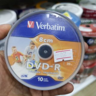 Mini DVD- R Verbatim​ 8CM 1.4GB. 4Xspeed.