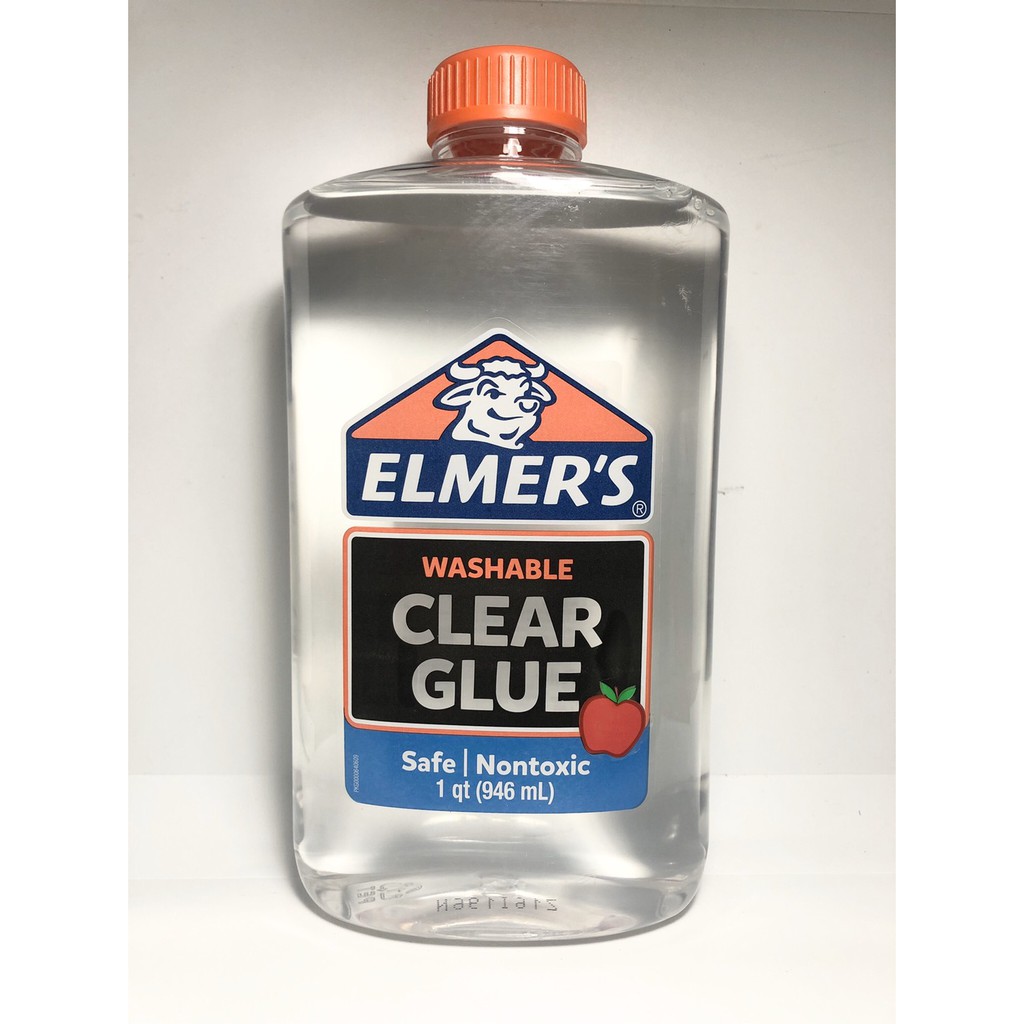 ELMER'S Liquid School Glue, Clear, Washable กาวน้ำใสอเนกประสงค์ สำหรับ