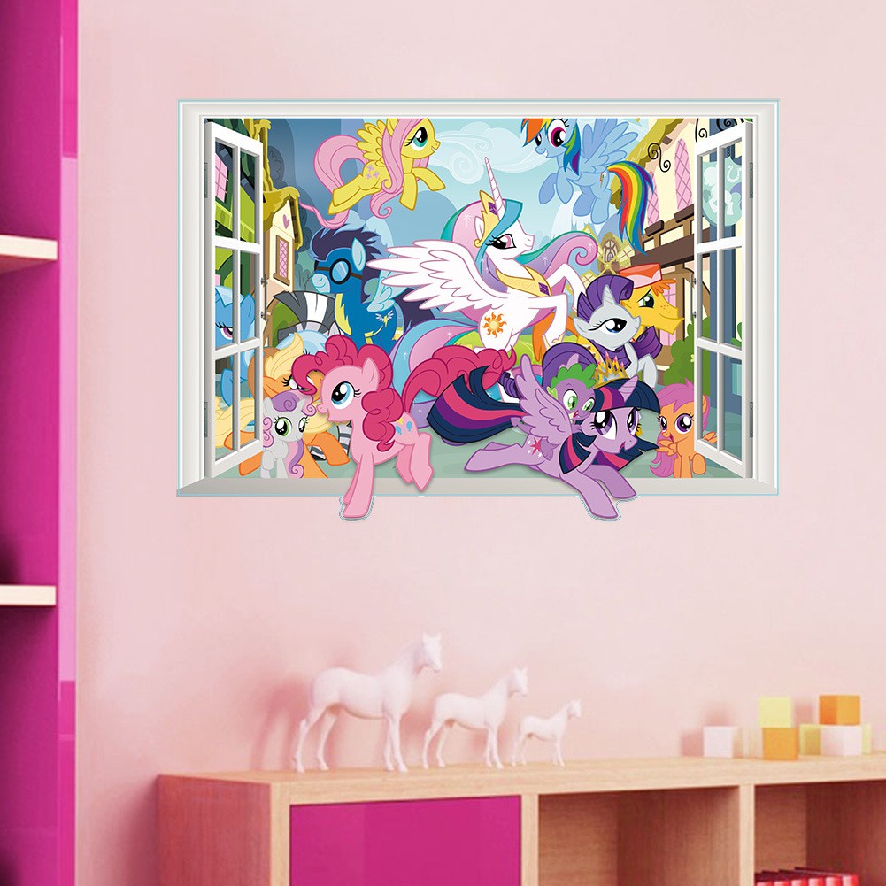 อุปกรณ์ตกแต่งผนัง-wall-sticker-my-little-pony