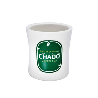 แก้ว Mug สีขาว โลโก้ Chado Matcha