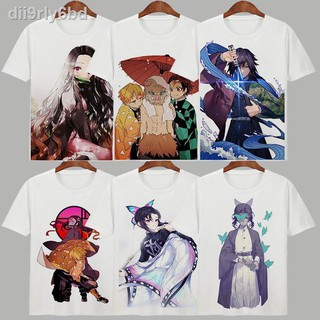 สินค้า 🔥ถูกและดี ชุดคอสเพลย์ Anime เสื้อดาบพิฆาตอสูร ชุดชิโนบุGhost slayerDemon Slayer s Blade เสื้อยืดแขนสั้น Anime Cos Peri