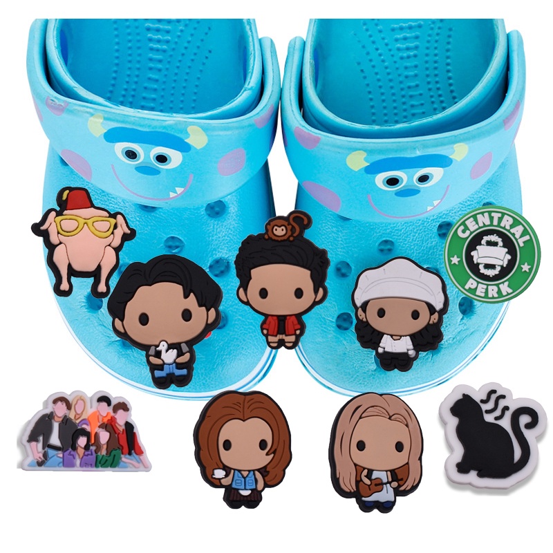 jibitz-croccs-การ์ตูนเพื่อน-แมว-crocs-jibits-pins-สําหรับผู้หญิง-diy-รองเท้าเสน่ห์-หลุมรองเท้า-อุปกรณ์ตกแต่ง