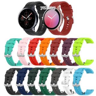 สินค้า สายนาฬิกาข้อมือซิลิโคน สําหรับ Samsung Galaxy watch Active 2 40 มม. 44 มม. watch 5 watch5 pro watch4 watch 4 classic 42 มม. 46 มม.