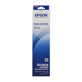 Epson LQ-310 (Original Ribbon) C13S015639, S015634 ผ้าหมึกพร้อมตลับ