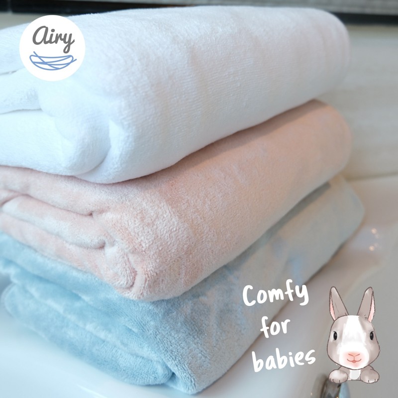 airy-ผ้าเช็ดตัวไมโครไฟเบอร์เนื้อนุ่ม-ขนาด-70-140-ซม