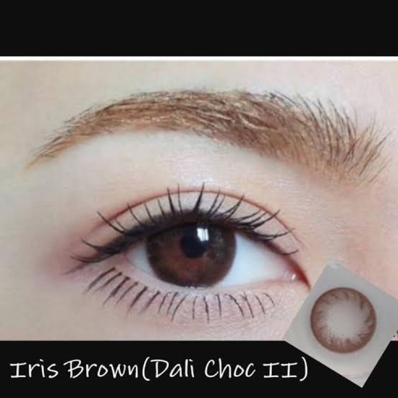 คอนแทคเลนส์-iris-brown-beautylens-มีสายตาสั้น-50-700-สีน้ำตาลขนาดมินิ-สีช๊อคโก