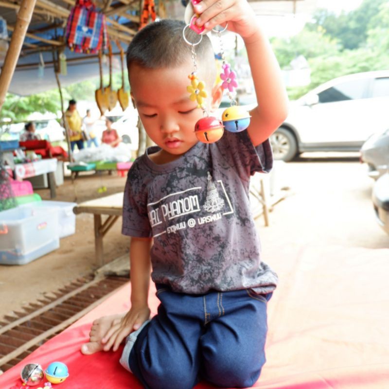 พวงกุญแจ-กระดิ่ง-มีเสียงใช้เป็นของฝาก-ของที่ระลึก-หรือไปใช้เอง-ตาม-วัตถุประสงค์-ของลูกค้า-สินค้าคละสี