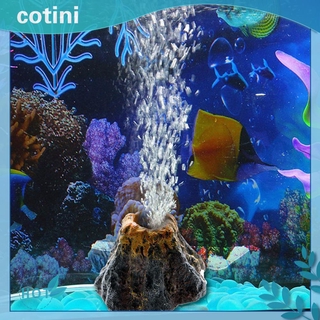 Cotini หินออกซิเจนรูปภูเขาไฟสําหรับตกแต่งตู้เลี้ยงปลา