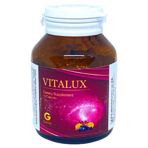 ภาพหน้าปกสินค้าGevity VITALUX DIETARY SUPPLEMENT 30 Capsules ผลิตภัณฑ์เสริมอาหาร ขนาด 30 แคปซูล จากร้าน savedrug_official_store บน Shopee