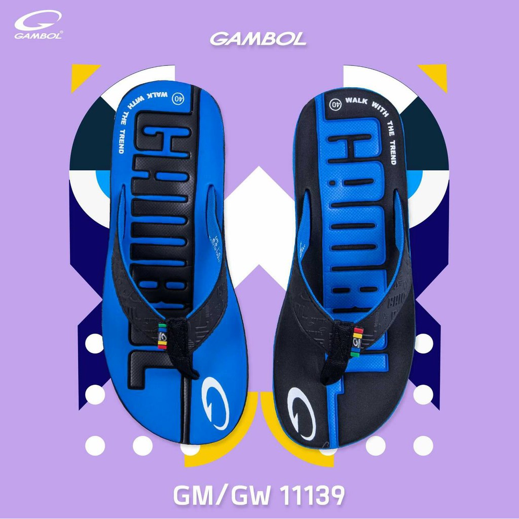ภาพหน้าปกสินค้าGambol รองเท้าแตะแบบคีบ GM11139 ไซส์ 38-44