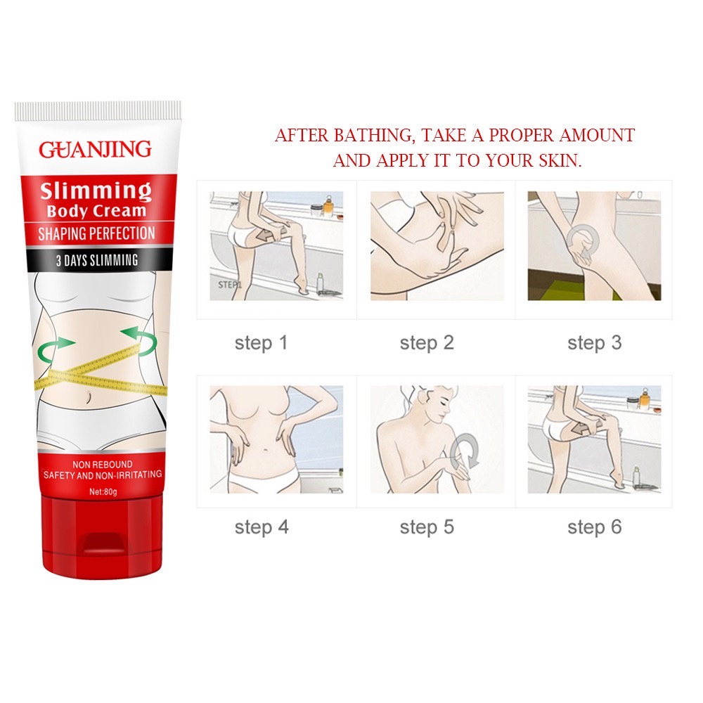 guanjing-slimming-body-creem-80g-ครีมกระชับสัดส่วน-การเผาผลาญไขมัน-ครีมให้ความชุ่มชื้น