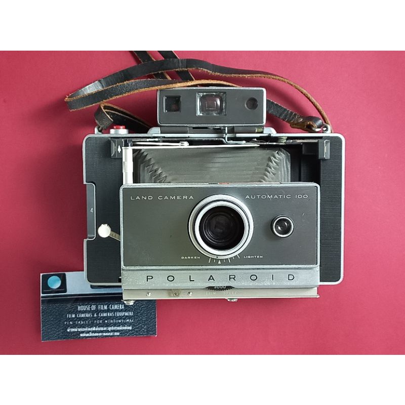 polaroid land camera automatic 100 เหมาะสำหรับสะสม สวย คลาสสิค สภาพดี Shopee Thailand