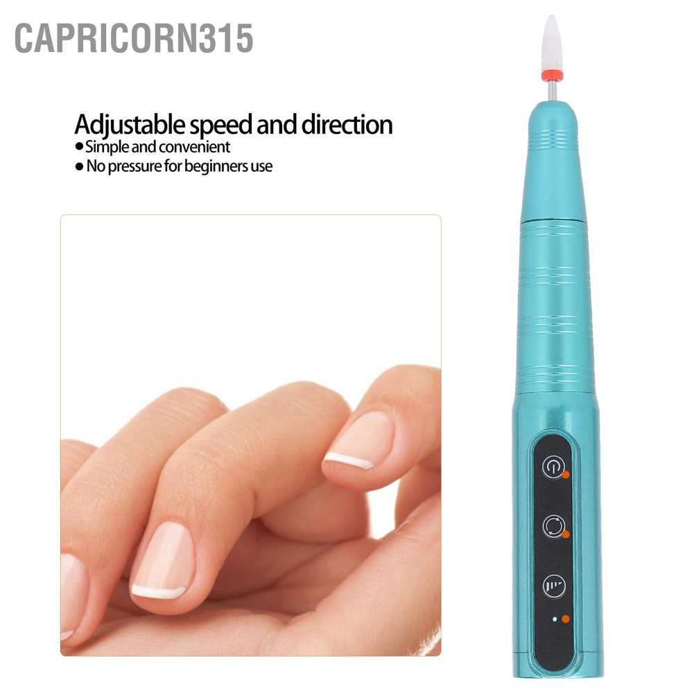 capricorn315-เครื่องเจียรไฟฟ้าไร้สาย-usb-แบบพกพา-สําหรับร้านเสริมสวย-ในบ้าน