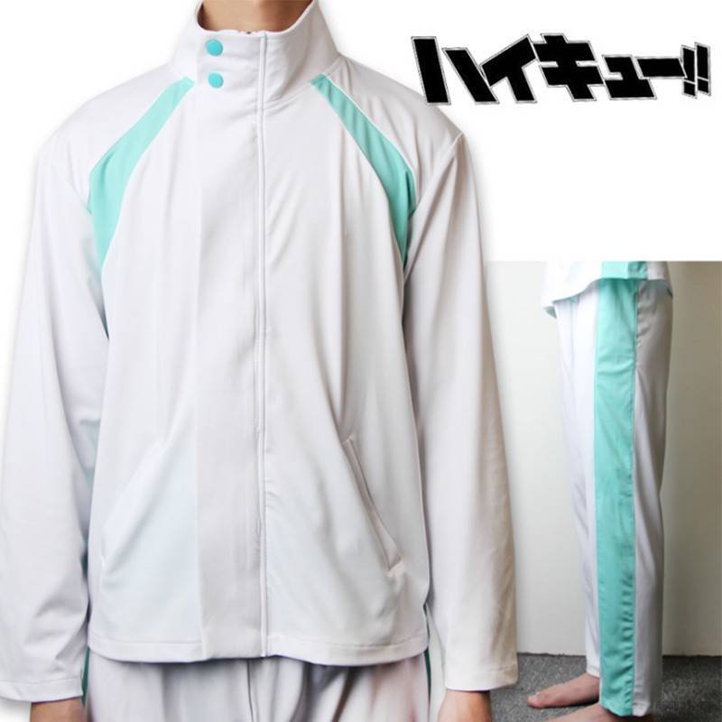 ภาพหน้าปกสินค้าHaikyuu  Aoba Johsai เสื้อแจ็คเก็ตกีฬา ชุดเครื่องแบบกีฬา เครื่องแต่งกายคอสเพลย์ Oikawa Tooru ag