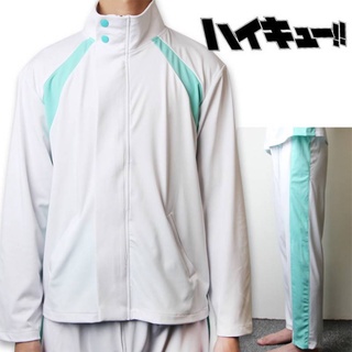 ภาพขนาดย่อของสินค้าHaikyuu  Aoba Johsai เสื้อแจ็คเก็ตกีฬา ชุดเครื่องแบบกีฬา เครื่องแต่งกายคอสเพลย์ Oikawa Tooru ag