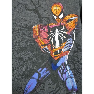 เสื้อยืด มือสอง ลายการ์ตูน Spiderman อก 42 ยาว 28