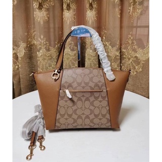 Coach Kacey Satchel in Signature Canvas (C6230)