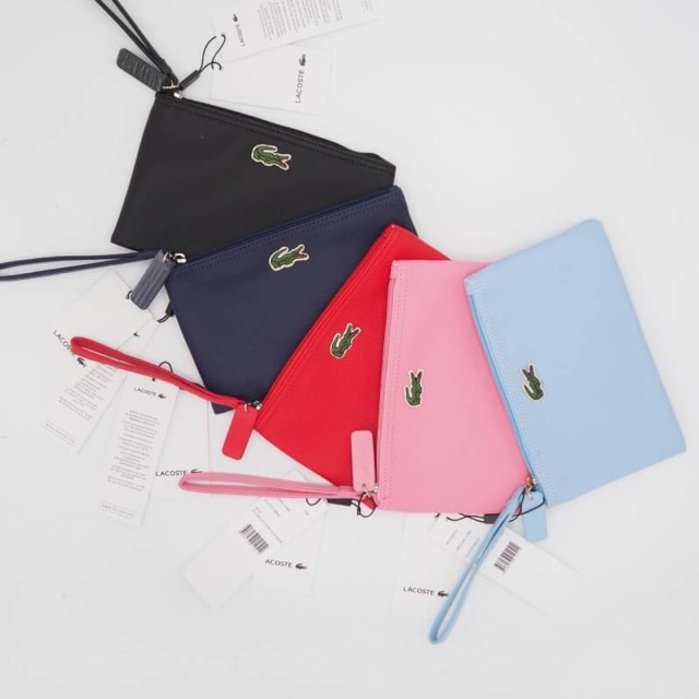 lacoste-clutch-bag-สีดำ