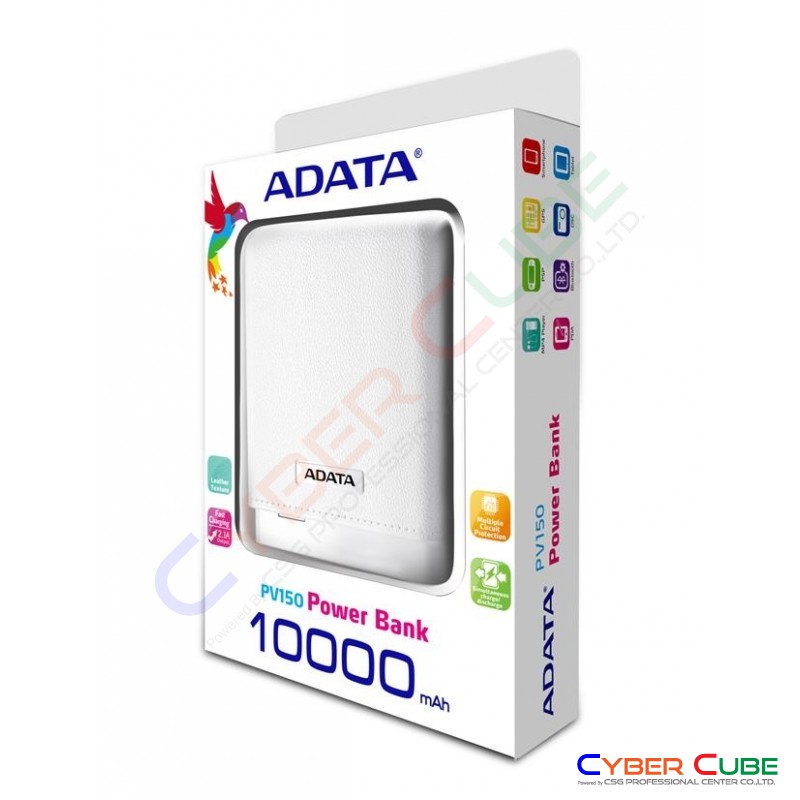 adata-pv150-power-bank-10000mah-white-แบตเตอรี่สำรอง-power-bank