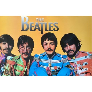 โปสเตอร์ รูปถ่าย วง ดนตรี 4เต่าทอง The Beatles (1960-70) POSTER 20"x30" Inch British Pop Rock MUSIC Photo Vintage V10
