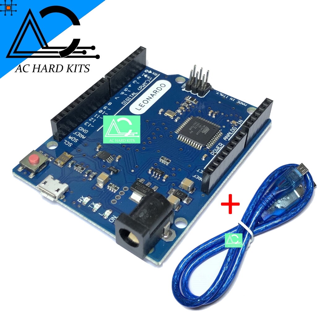 บอร์ด ATmega32U4 Leonardo R3 Development Board พร้อมสาย | Shopee Thailand