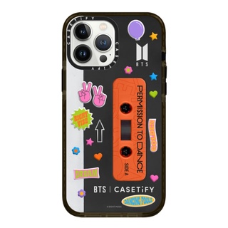 Casetify BTS Edition PTD Walkman Case 13 Pro Max  Impact Case  Color: Clear- Black  [13PMสินค้าพร้อมส่ง]