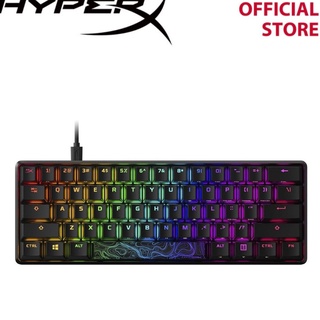 ภาพหน้าปกสินค้าHyperX Alloy Origins 60 MX Gaming Keyboard - Red Switch  สกรีนEng (คีย์บอร์ดเกมมิ่ง)(HKBO1S-RB-US/G) ที่เกี่ยวข้อง