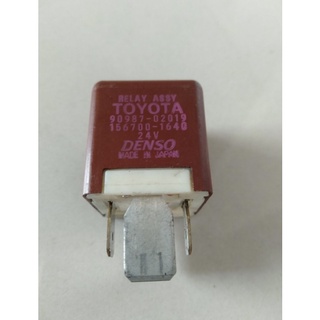 รีเลย์24V. DENSO 4ขา สตาร์ท Toyota ไดน่า ร่วมดูโทษ ของแท้มือ2ญี่ปุ่น