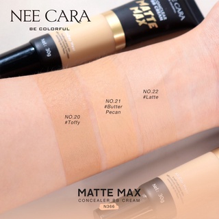 นีคาร่า บีบี ครีม เนื้อบางเบา คุมมัน NEE CARA MATTE MAX CONCEALER BB CREAM