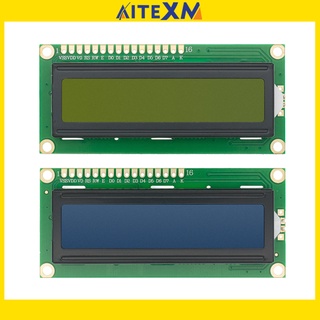 1602 16X2 โมดูลตัวละครจอแสดงผล Lcd Hd44780 Controller สีฟ้า / สีเขียว 1602 5 V 1602