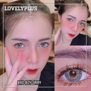 ✨ Badboy gray (Lovely lens) ขนาดBig ตาโต ✔️เลนส์จดทะเบียนถูกต้อง (บิ๊กอาย คอนแทคเลนส์ bigeyes)