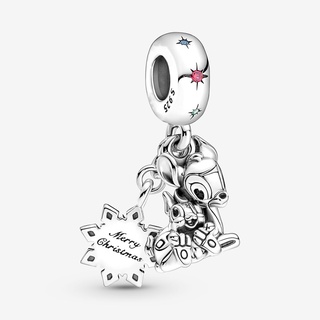 Pandora จี้สร้อยข้อมือ รูปดิสนีย์ Bambi Thumper เครื่องประดับ สําหรับผู้หญิง p326