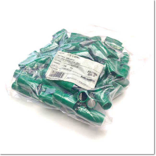 v-38-green-ปลอกหุ้มหางปลา-สเปค-1-bag-100-pcs-bandex