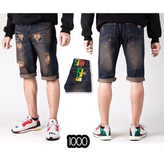 ภาพหน้าปกสินค้าJpJeans Shorts Denim กางเกงยีนส์ขาสั้นผู้ชาย ยาวสามส่วนชาย สีสนิมฟอกขาด Size 28-42 งานตัดเย็บอย่างดีเป้าซิป ที่เกี่ยวข้อง