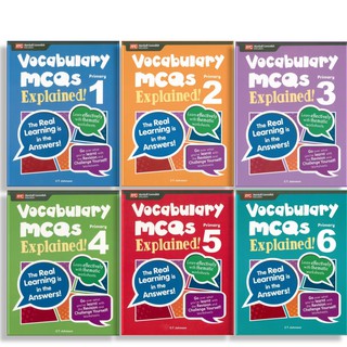 หนังสือเสริมคำศัพท์ภาษาอังกฤษ 📚 Vocabulary MCQs Explained Grade/Primary 1-6 #thematic &amp; revision sections.