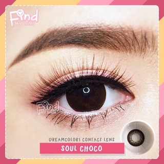 Soul Brown Choco Contact lens คอนแทคเลนส์ 🌈 บิ๊กอาย สีช๊อคโก ***แฟชั่นและสายตาสั้น 💜Dreamcolor1💜