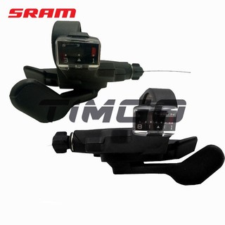 ภาพขนาดย่อของสินค้าเกียร์ sram X4 X3 3x7/8 speed trigger lever สีดําสําหรับรถจักรยาน