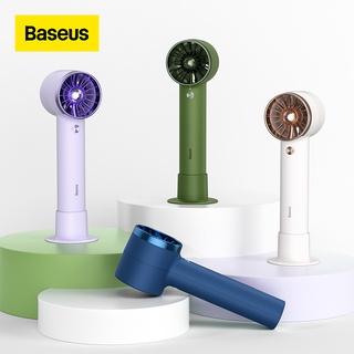 Baseus พัดลมมือถือ 4000mAh ชาร์จ USB พัดลมขนาดเล็ก เงียบ ระบายความร้อน พัดลมระบายความร้อน ฤดูร้อน ที่แข็งแกร่ง สําหรับการเดินทาง กลางแจ้ง Mini F