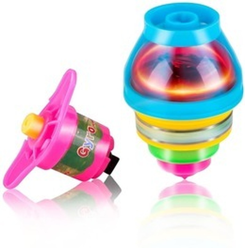 ไจโรสโคปของเล่น-แบบพลาสติก-มีไฟเรืองแสงและกะพริบ-หมุนได้-สไตล์คลาสสิก-ของเล่นและของขวัญสำหรับเด็ก-1-ชิ้น